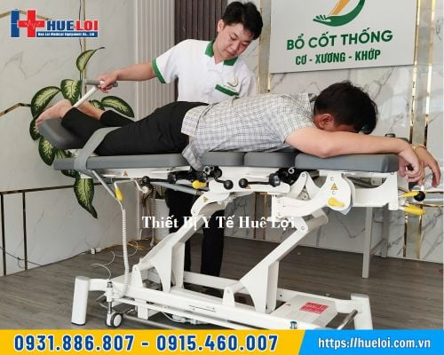 Giường tác động cột sống chiropractic 380 bàn giao tại TP Hồ Chí Minh