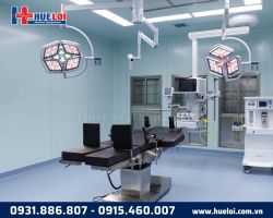 Đèn phẫu thuật 2 nhánh treo trần cao cấp