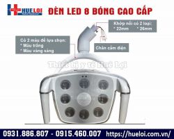 Đèn LED cho ghế răng loại 8 bóng cao cấp