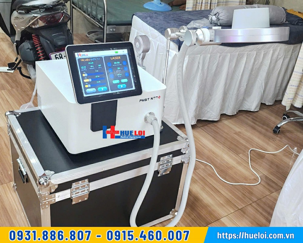 máy điện từ trường trị liệu kèm laser lạnh