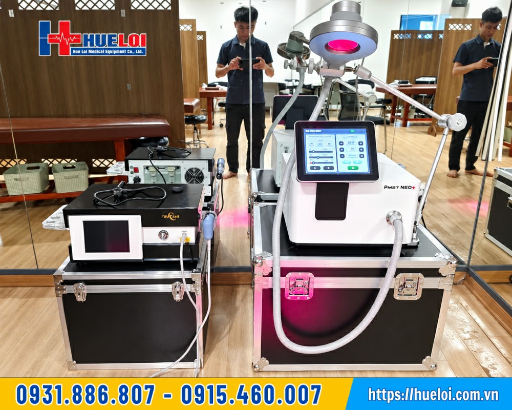 Bàn giao máy xung kích Texua T501 và máy từ trường tại Đà Nẵng
