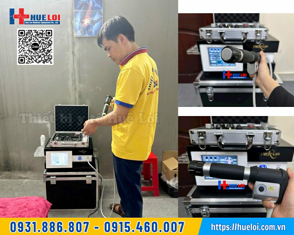 Bàn giao máy xung kích cho khách hàng ở Đà Nẵng