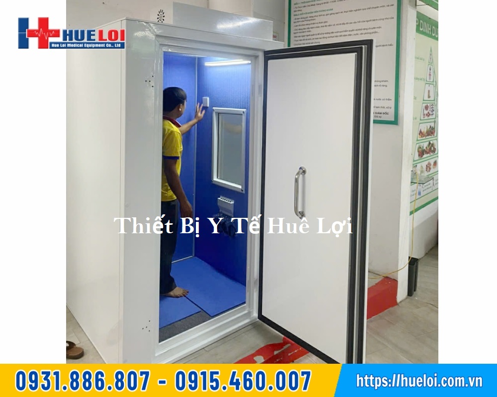buồng cách âm để đo thính lực
