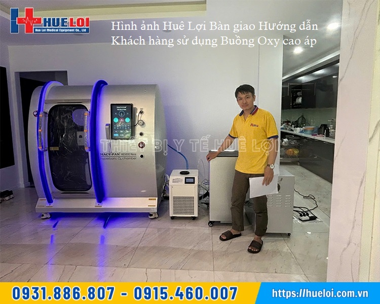 hình ảnh huê lợi bàn giao buồng ô xy cao áp