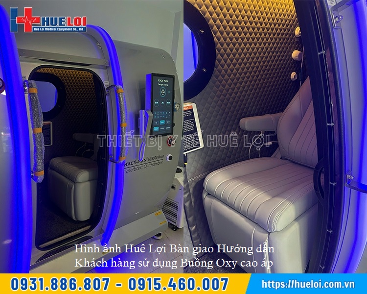 buồng oxy cao áp có ghế thương gia