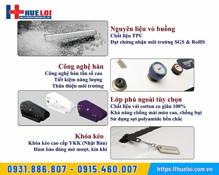 chất liệu làm lên buồng oxy cao áp 