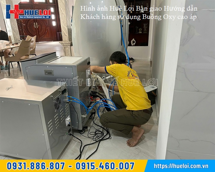 lắp đặt buồng oxy cao áp