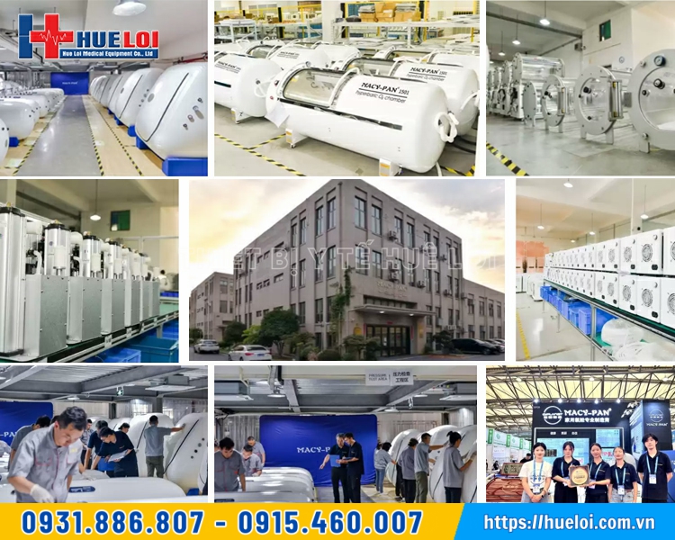 Huê lợi nhập khẩu phân phối buồng oxy cao áp
