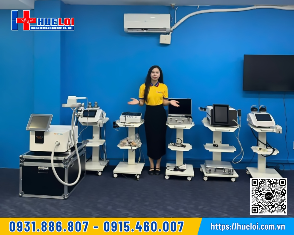 setup máy vltl cho phòng khám cơ xương khớp