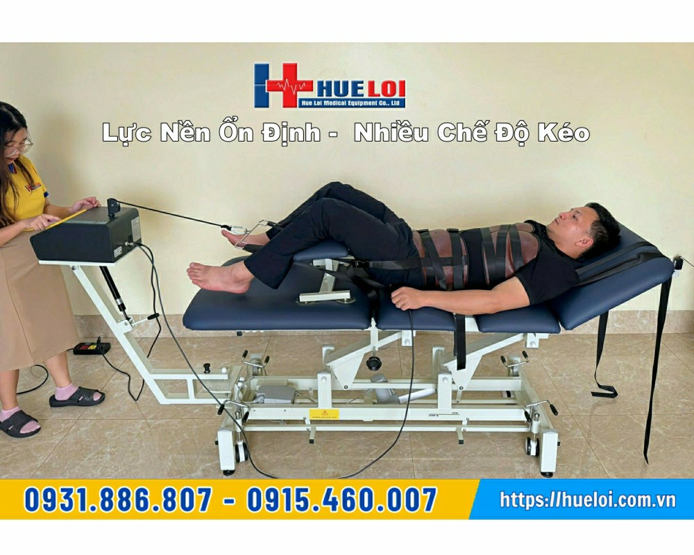 giường kéo giãn cột sống bằng điện cao cấp
