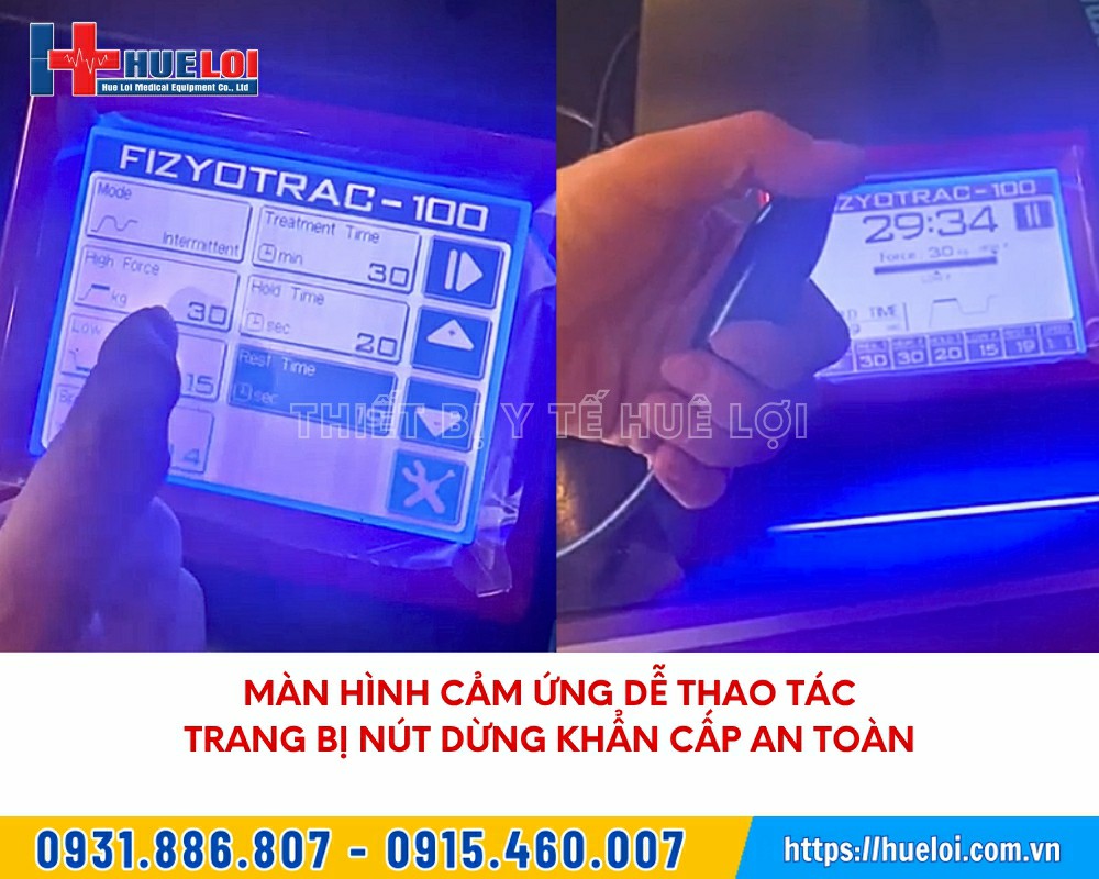 màn hình đầu kéo giãn FIZYOTRAC-100 