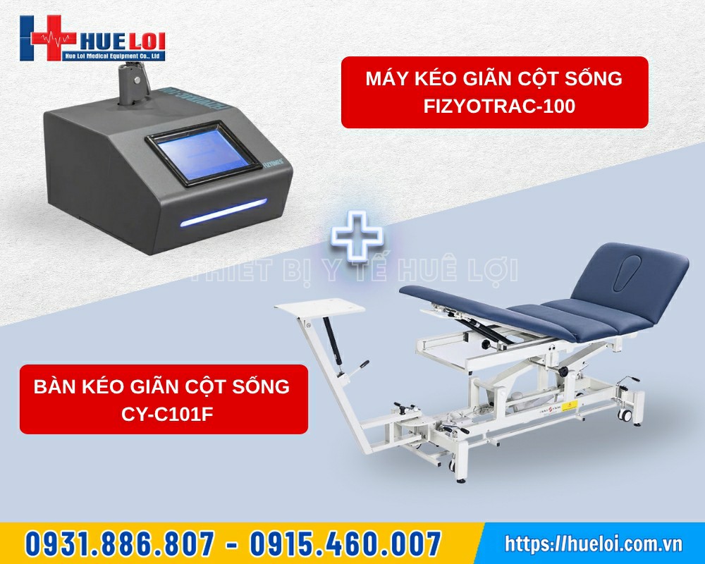 combo đầu kéo giãn và bàn kéo giãn 