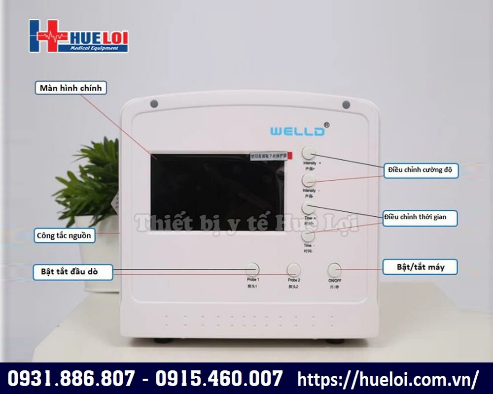 thông số của máy siêu am trị liệu