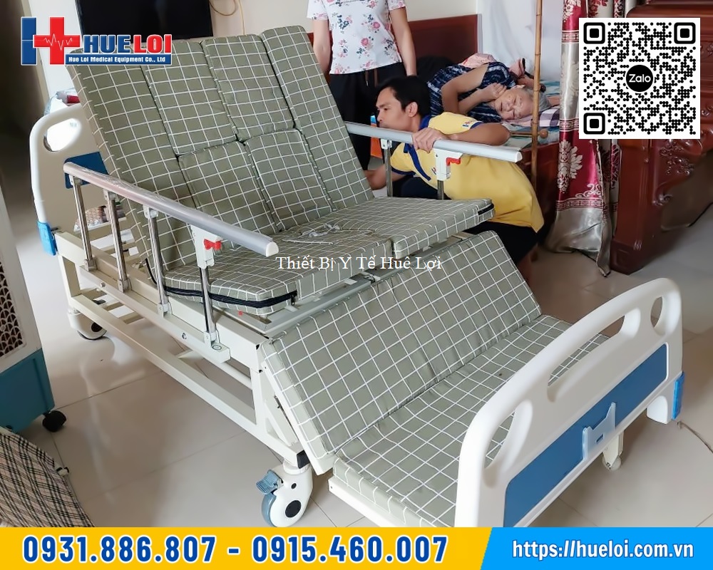 giường y tế 4 tay quay giá rẻ