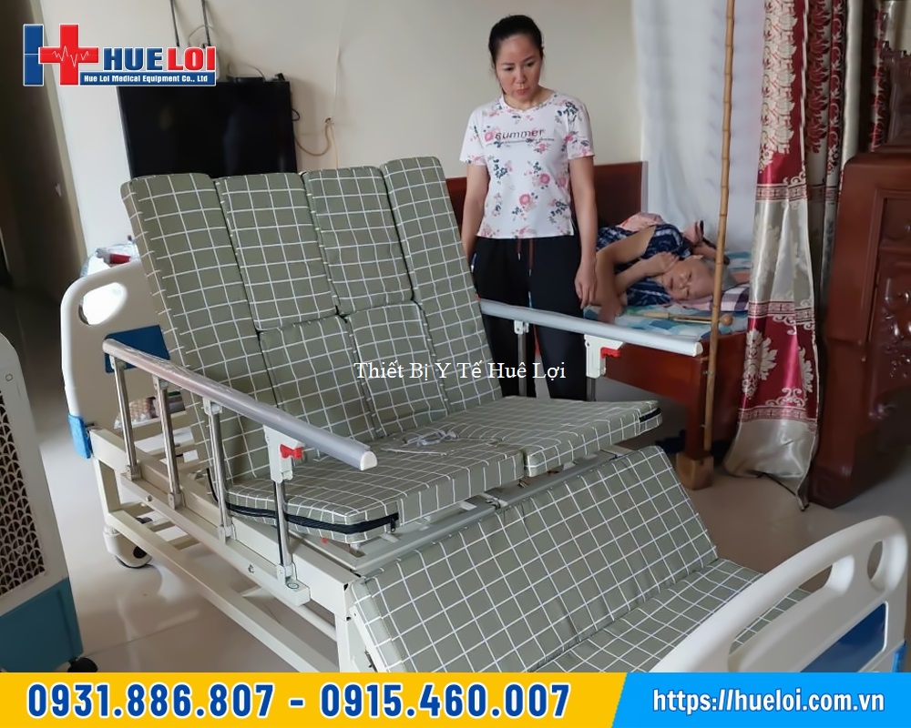 giường y tế tay quay