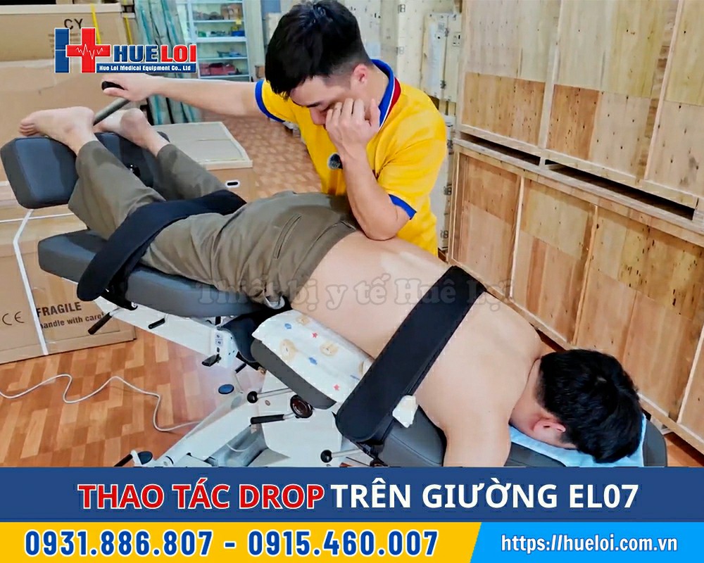 giường nắn chỉnh cột sống vùng lưng EL07