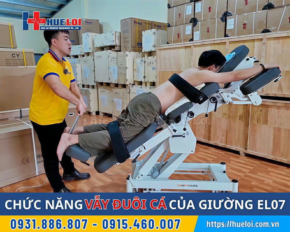 giường nắn chỉnh cong vẹo cột sống