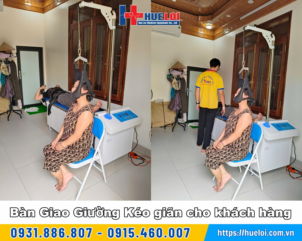 máy kéo giãn cột sống lưng cổ