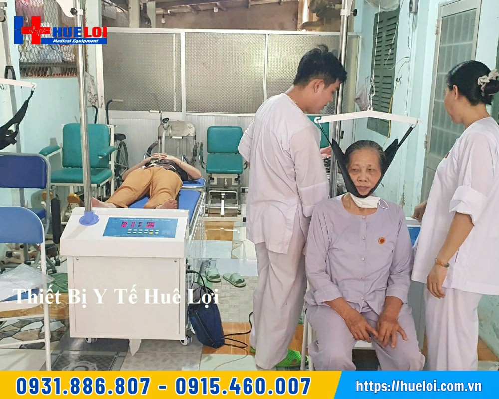 giường kéo giãn cột sống lưng cổ riêng biệt