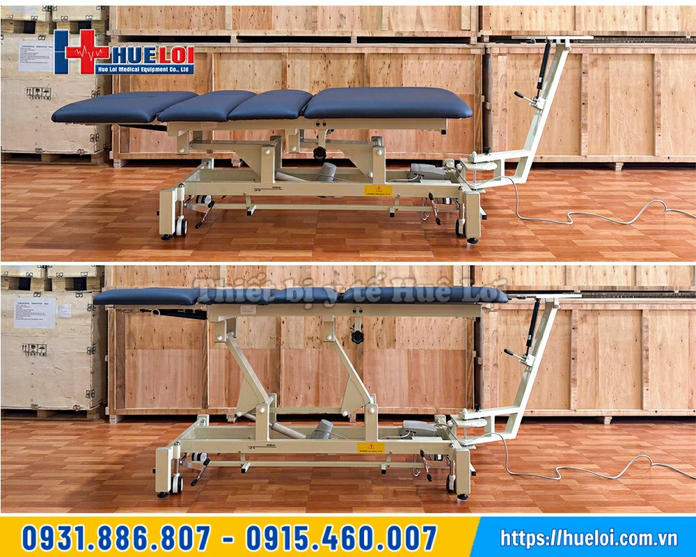 giường kéo giãn cột sống nâng hạ điện CY-C101F