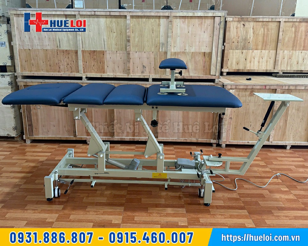 bàn kéo giãn điện cao cấp nâng hạ được chiều cao