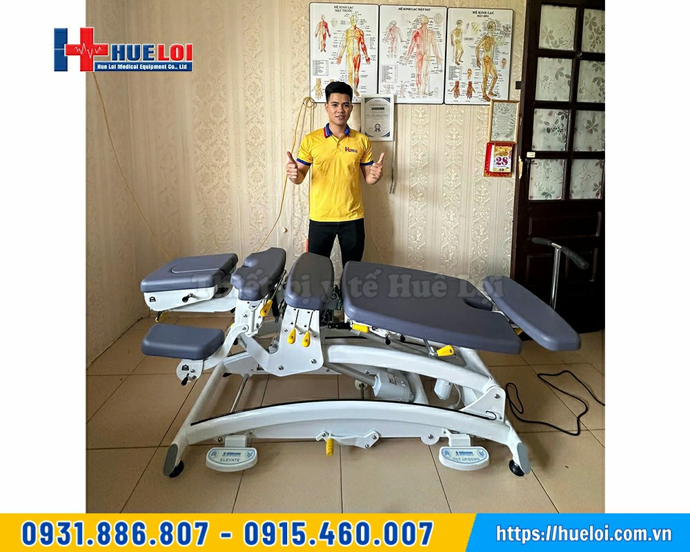 bàn giao giường tác động cột sống C113E