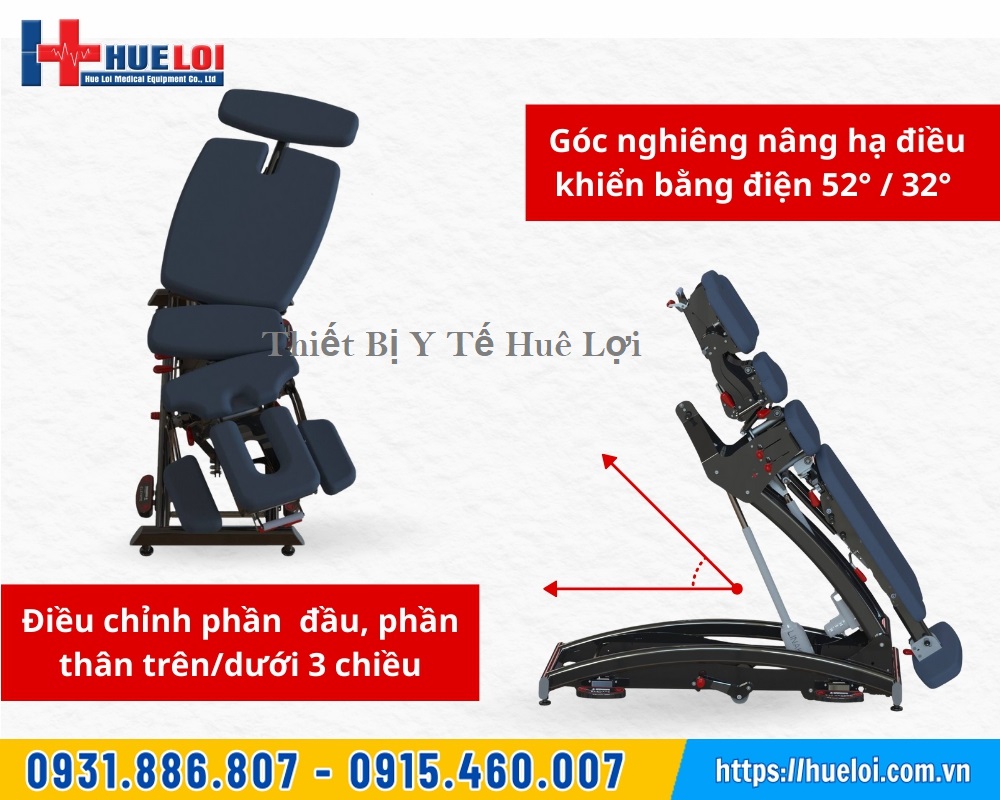 giường nằm nắn chỉnh cột sống điện