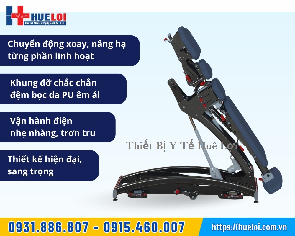 giường nắn chỉnh cong vẹo cột sống mẫu cao cấp