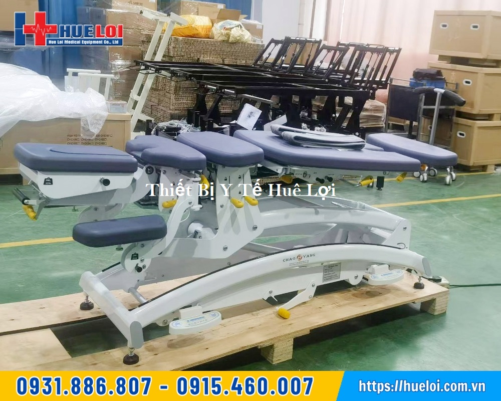 giường chiropractic nắn chỉnh cong vẹo cột sống
