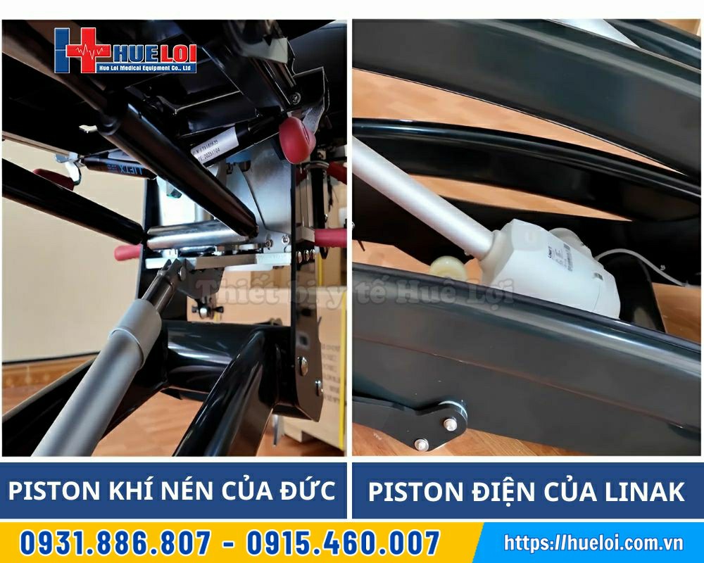 Kết cấu của giường tác động cột sống C113e