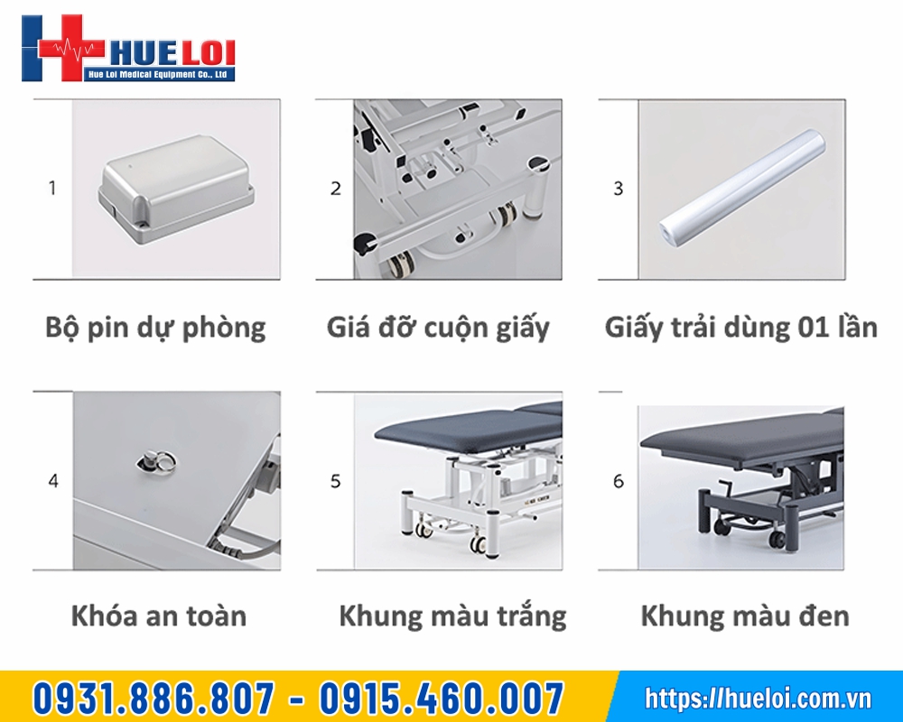 phụ kiện của giường tập đứng