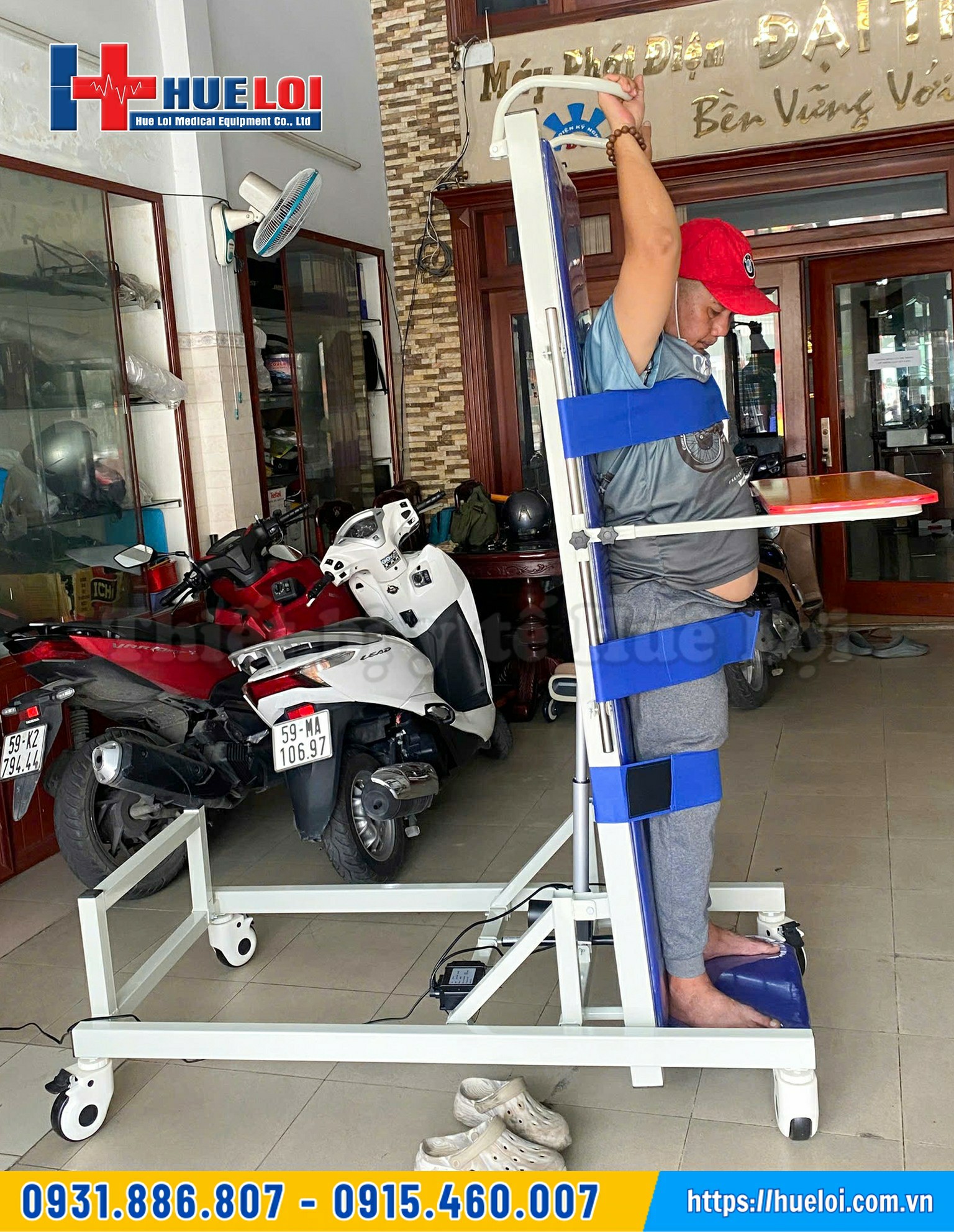 giường tập đứng cho người tai biến
