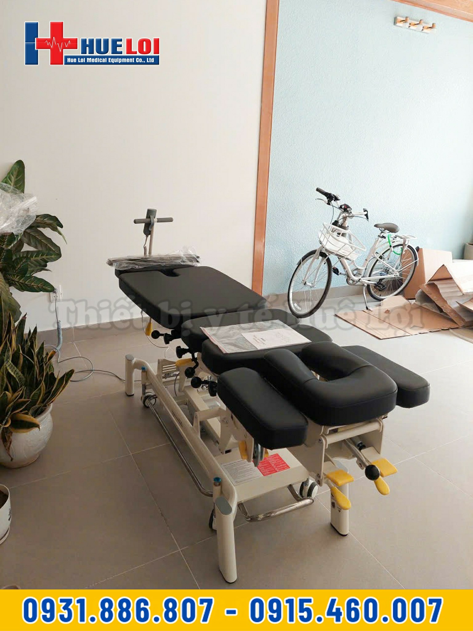 bàn giao giường tác động cột sống cho khách hàng