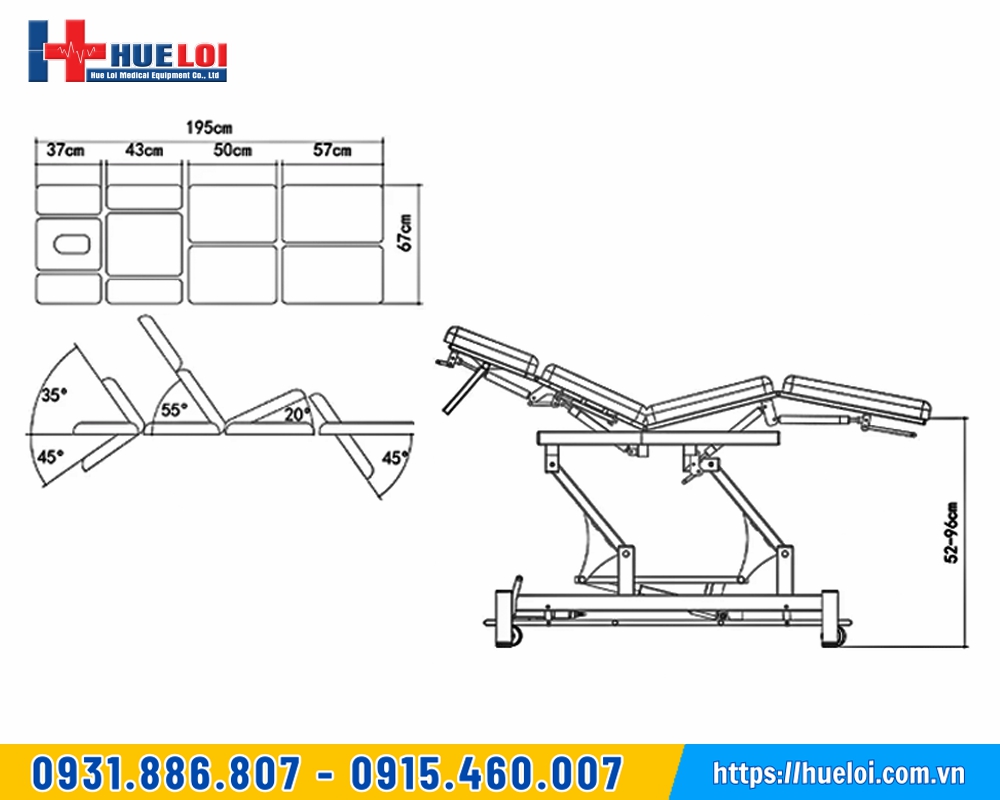 giường tác động cột sống đa năng