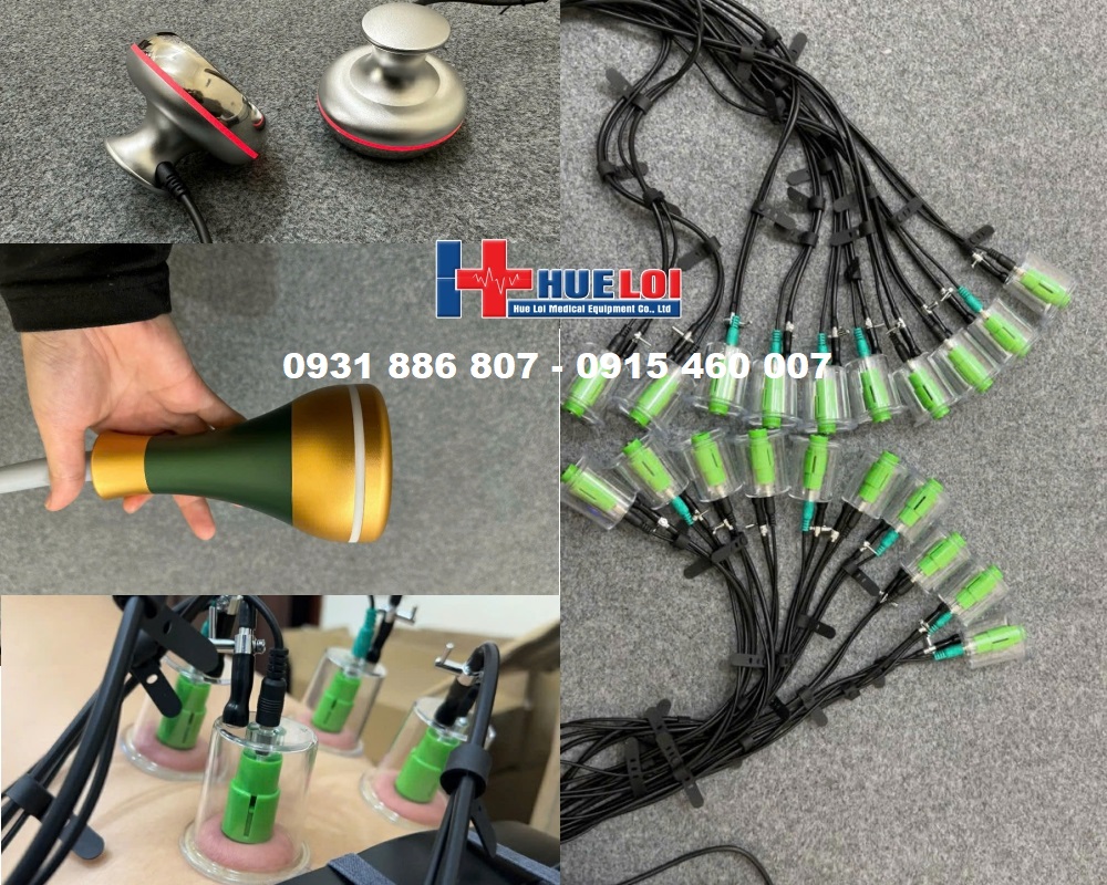 phụ kiện máy điện châm không kim kết hợp giác hút