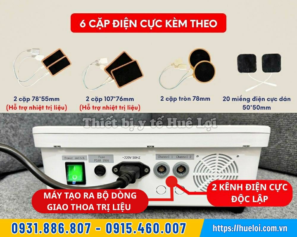 cách sử dụng Máy Điện Xung Trung Tần HB-ZP10