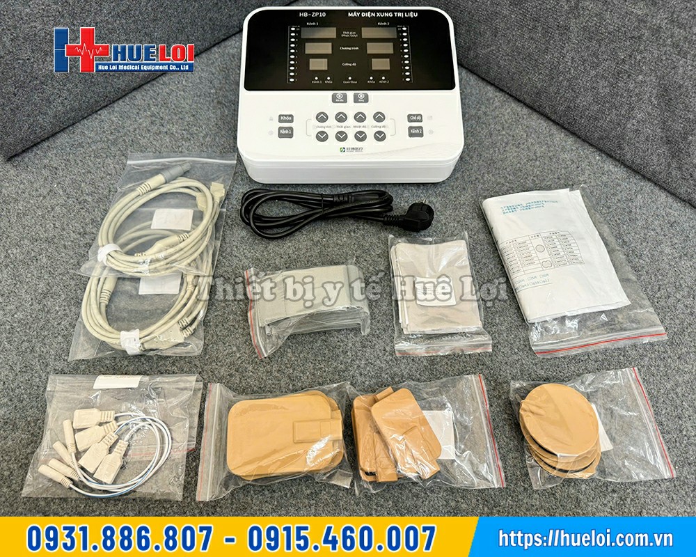 các phụ kiện của máy điện xung HB-ZP10