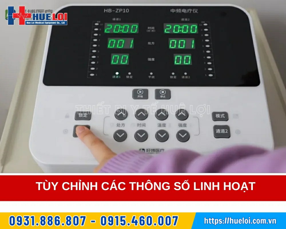 máy điện xung trung tần giao thoa HB-ZP10