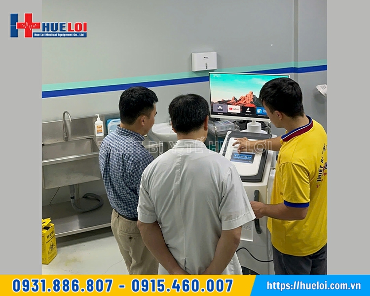 bàn giao máy trị liệu tuyến tiền liệt