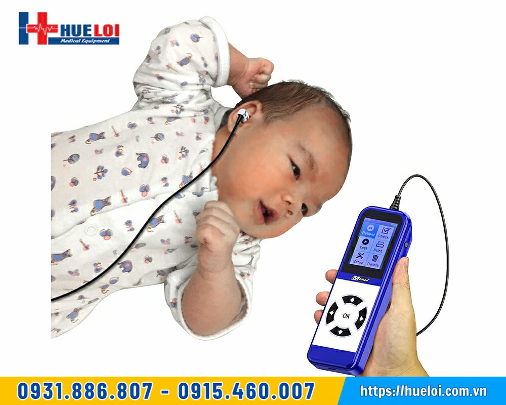 máy kiểm tra thính lực trẻ nhỏ