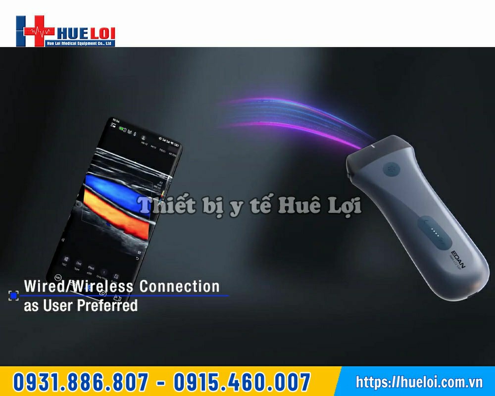Máy siêu âm cầm tay L12 kết nối điện thoại máy tính