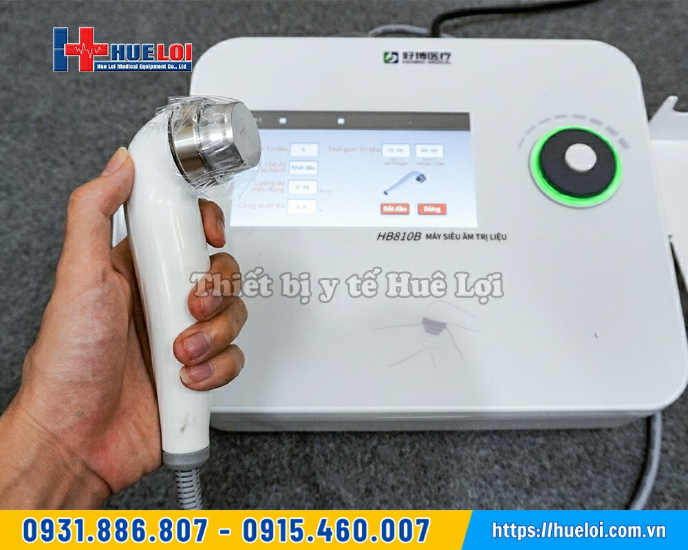máy siêu âm trị liệu đa tần 2 đầu dò