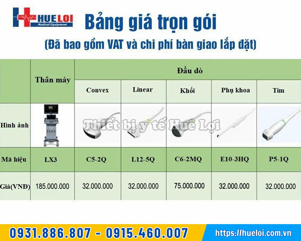 giá của đầu dò máy siêu âm edan