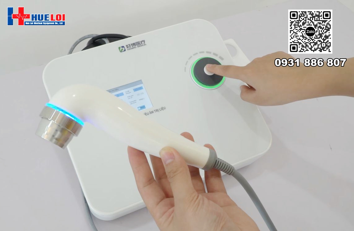 máy siêu âm trị liệu 1 đầu dò hb810a
