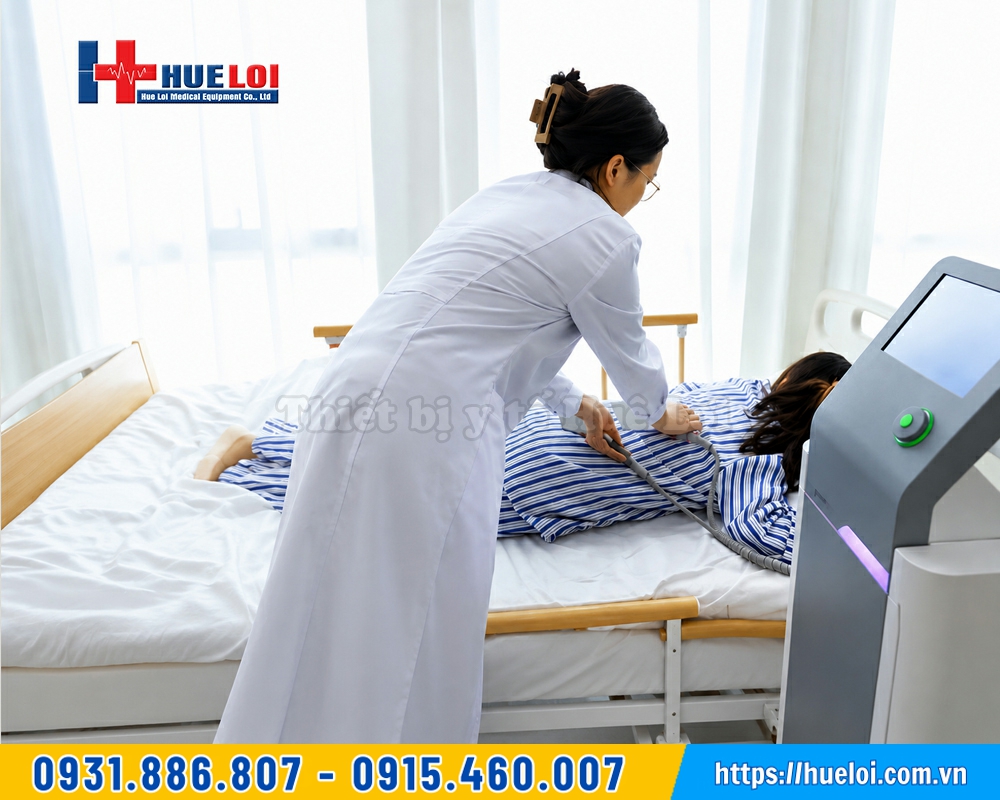 máy sóng ngắn trị liệu haobro