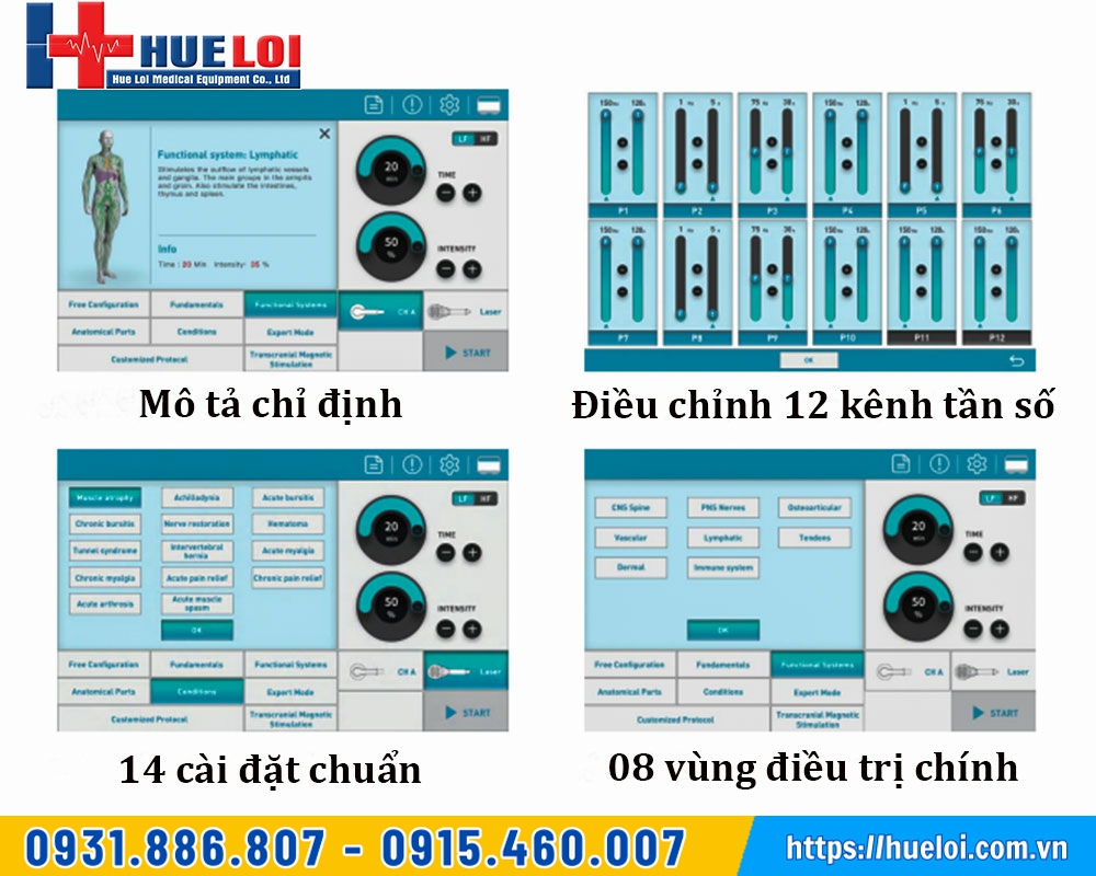 tính năng của máy từ trường trị liệu