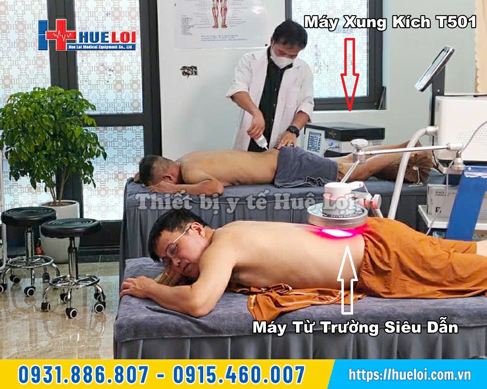 máy xung kích trị liệu texua T501