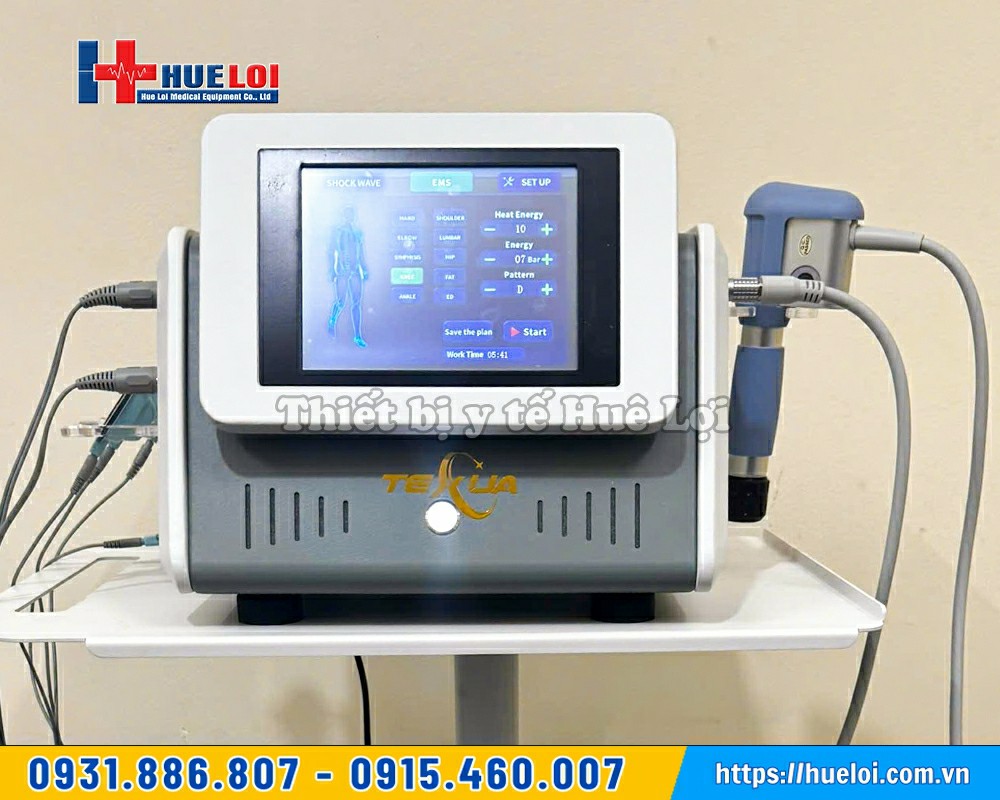 máy xung kích trị liệu hãng texua