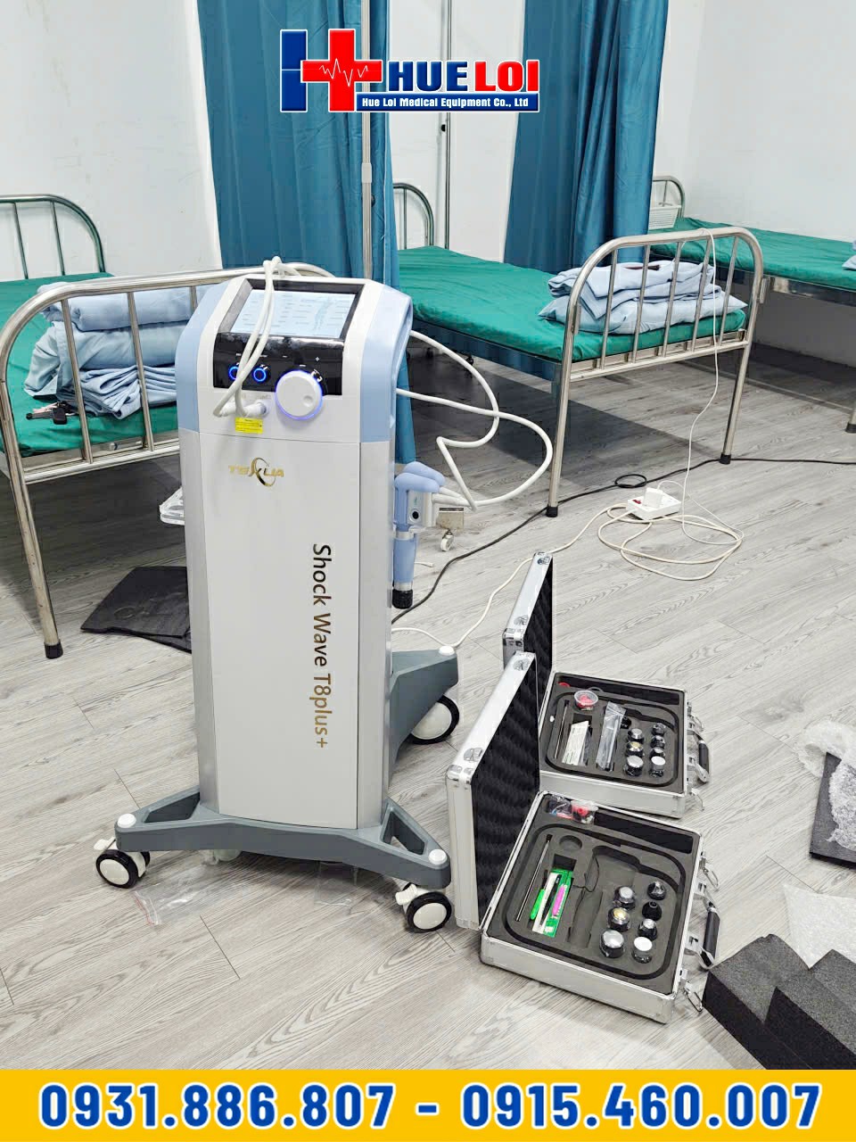 Máy xung kích trị liệu lực bắn 10 bar