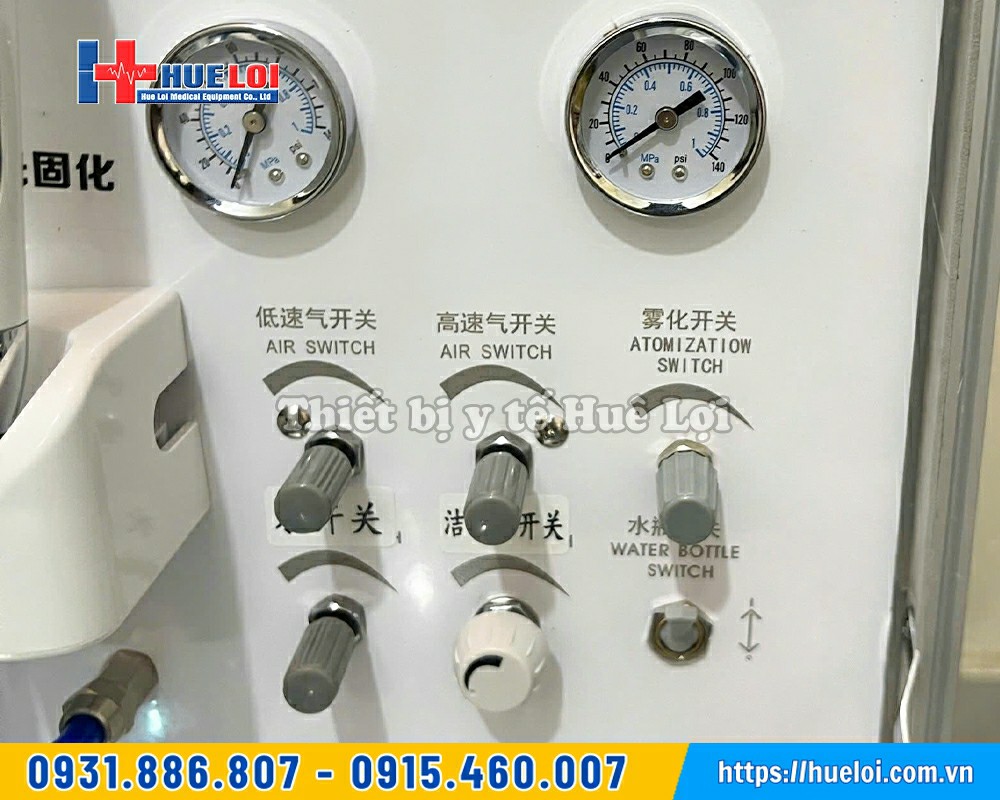 nút điều chỉnh bộ nha khoa di động